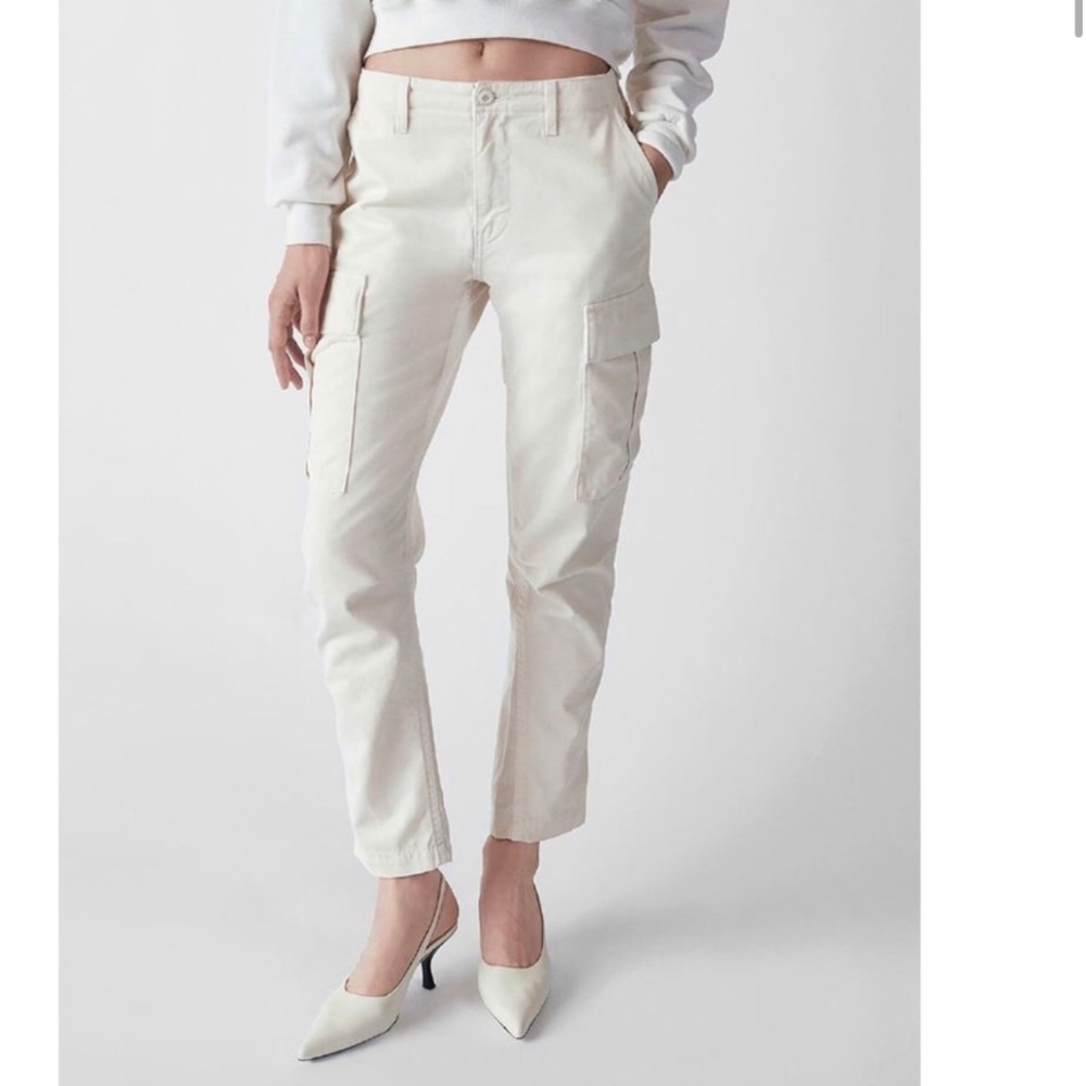 White Re/Done Originals Cargo Pants Size 25